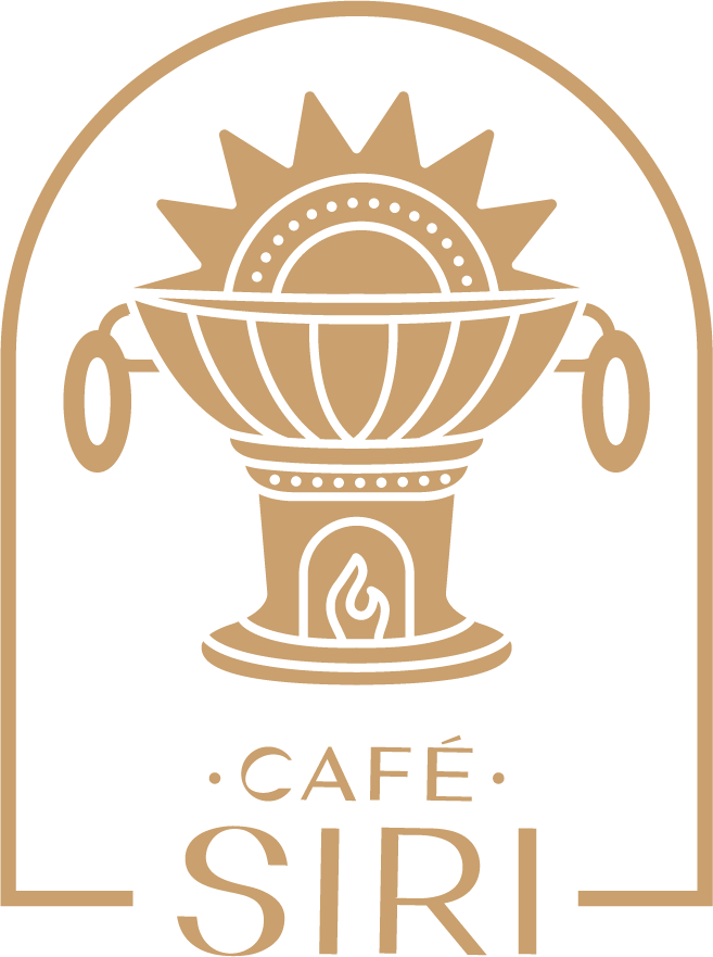 Cafe Siri Logo Golden